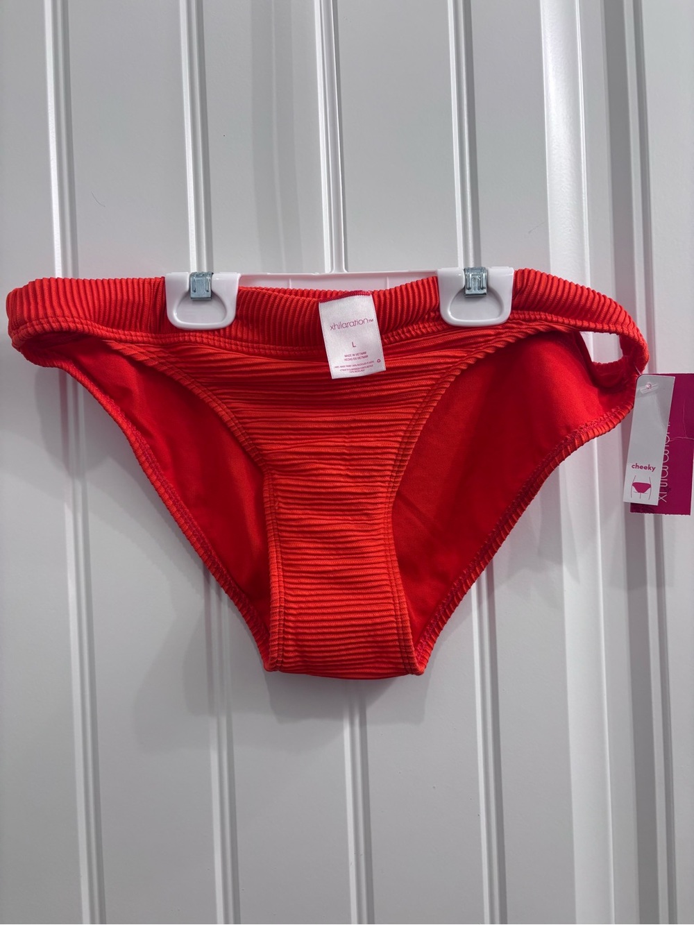 Red Orange Bikini Bottoms - Cheeky Swimwear